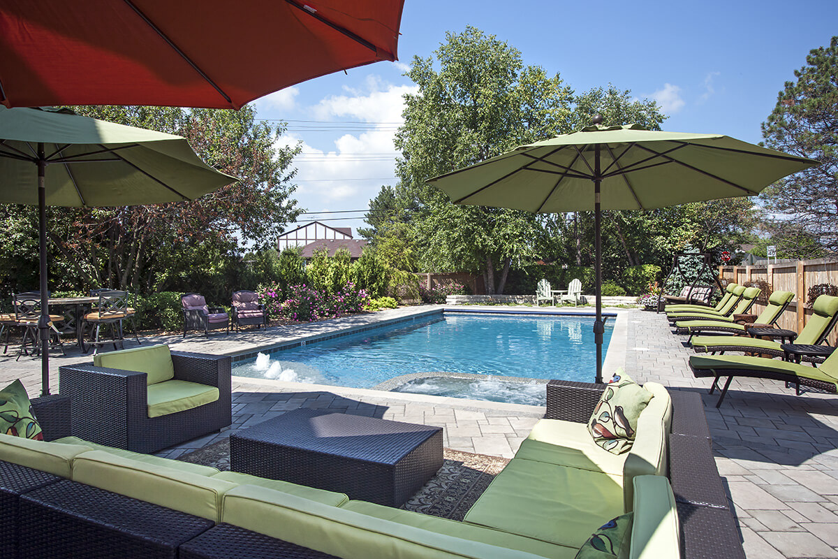 Outdoor Inground Pool in Chicago