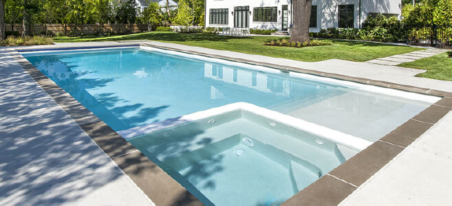 A Clean And Simple In Ground Pool Design