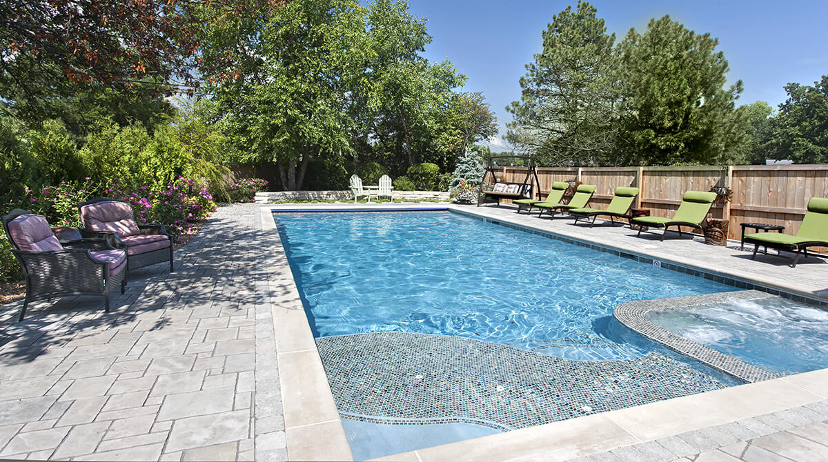 Outdoor Inground Pool in Chicago