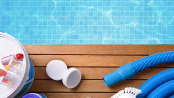 Chemical products and tools for pool maintenance