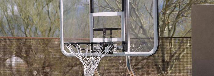 Swimming Pool Basketball Hoop and Volleyball Net